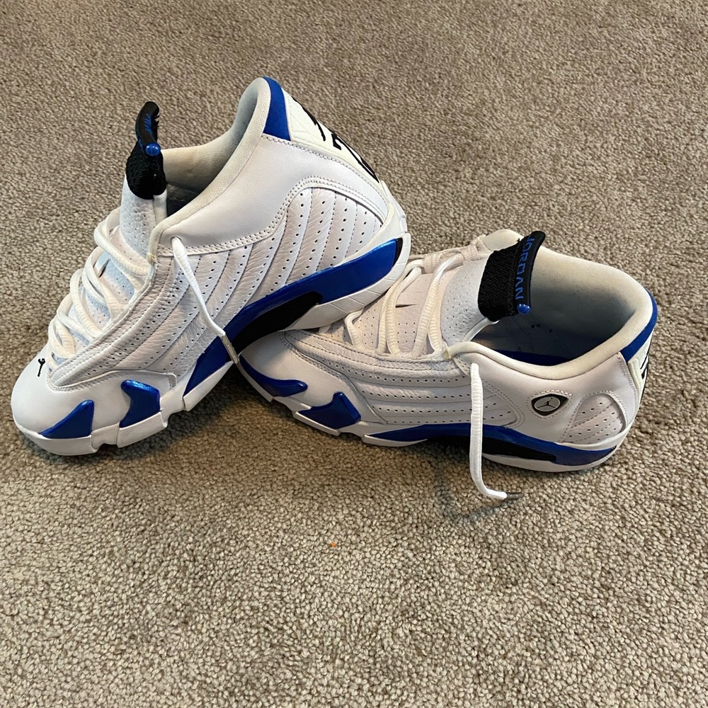 Boys 2020 Air Jordan 14 Retro GS 'Hyper Royal' size 6